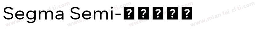 Segma Semi字体转换